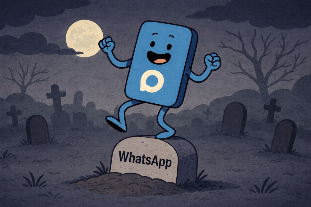 Макс провожает Whatsapp