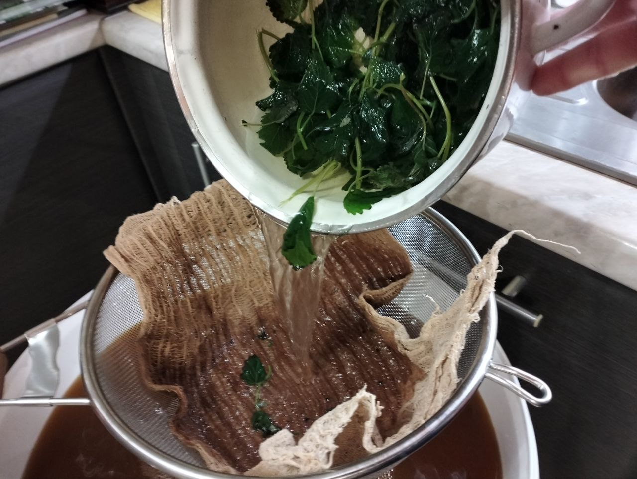 Добавляем мяту