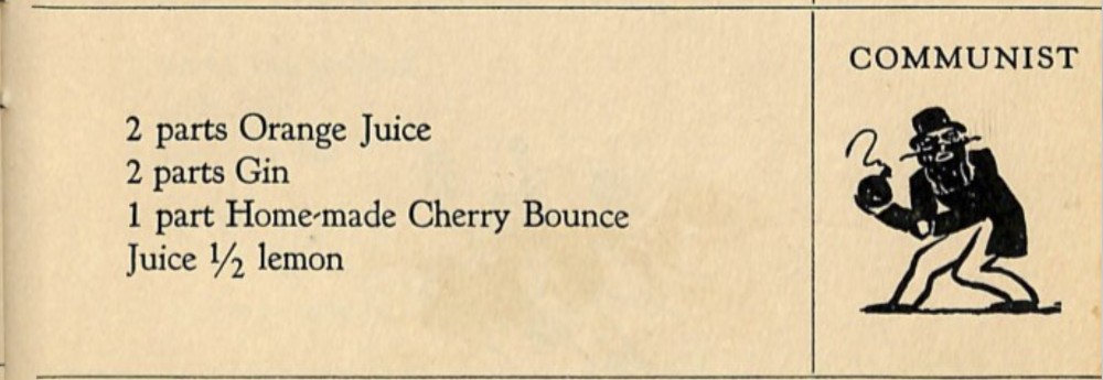 Коктейль Коммунист в буклете Парад Коктейлей